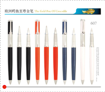 607SilverClipBlackFountainPen/RollerPen